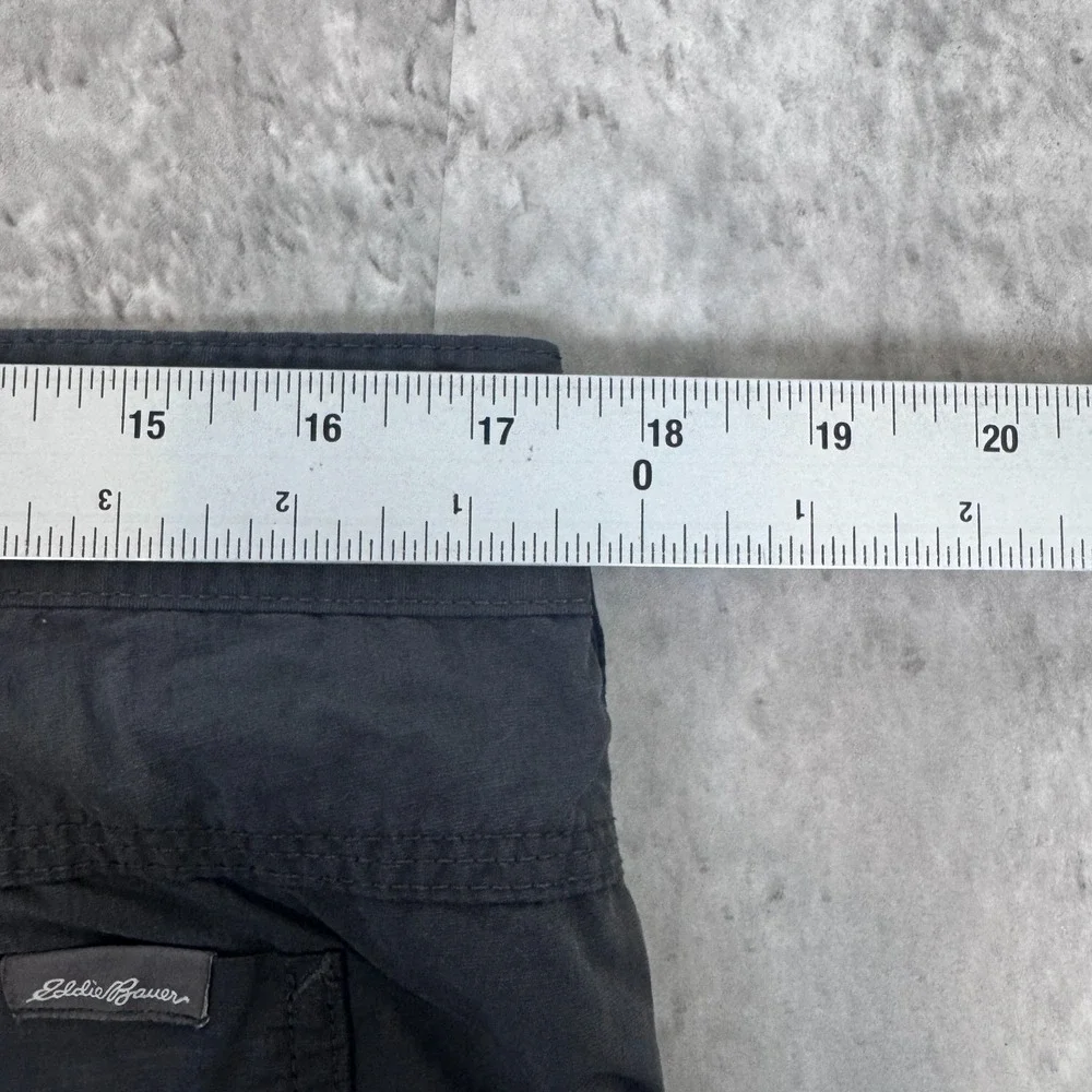 Eddie Bauer Convertible Hiking Pants Mens 36x32 Gray Outdoor Tech Travex‎ Climb